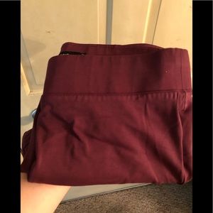 TORRID BURGUNDY STRETCHY PANTS (BOGO)